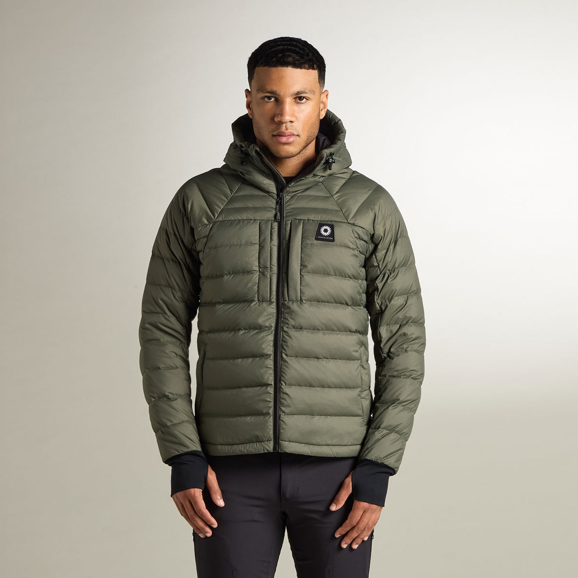 Rothera Hooded Down Jacket Men's Puffer Coat Shackleton