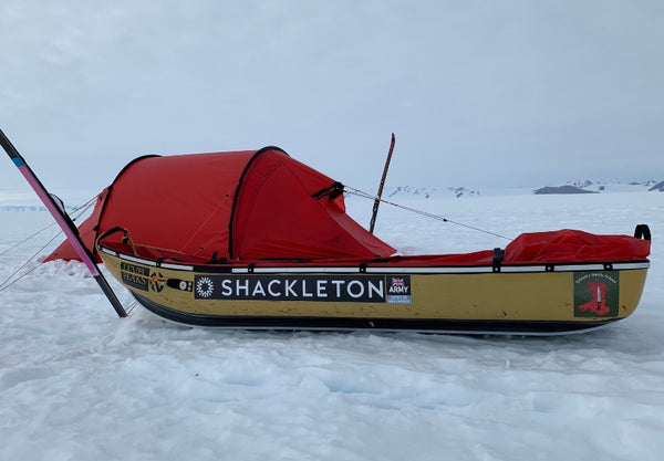 Shackleton Tent And Pulk Antarctica