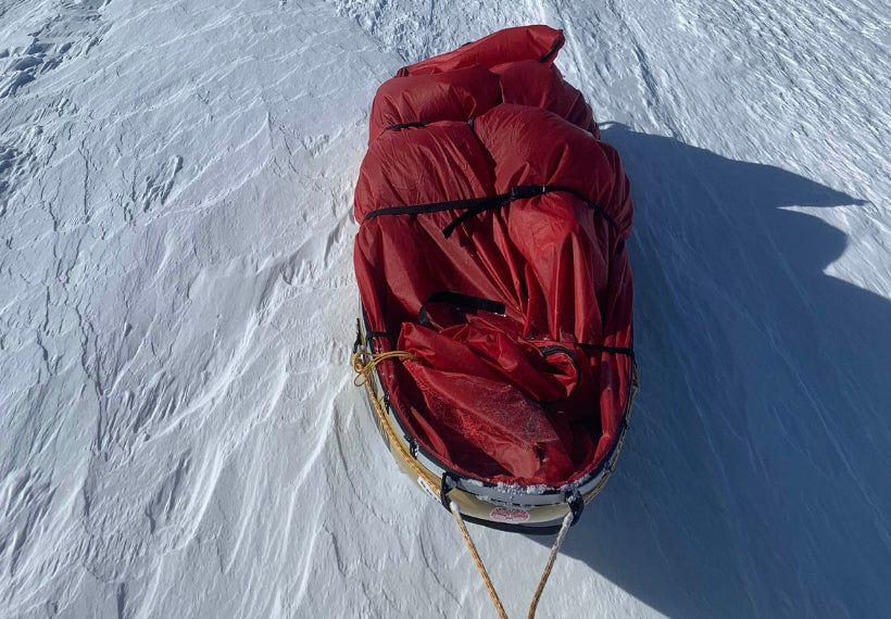 Pulk Shadow Antarctica