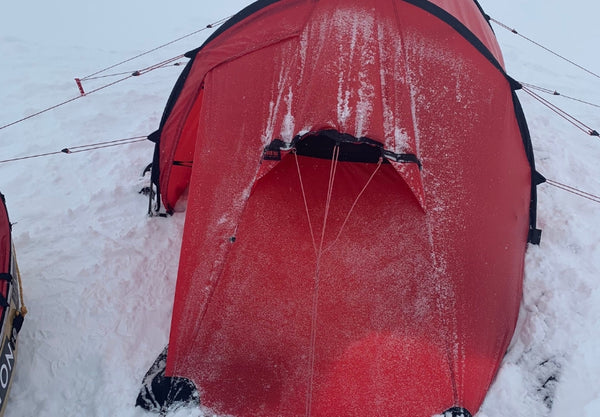Frozen Tent Antarctica Lou Rudd