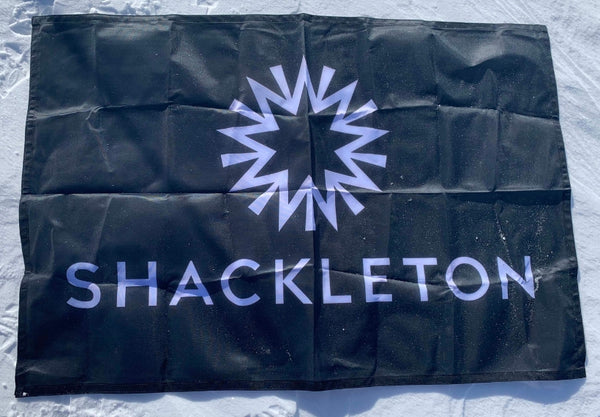 Shackleton Flag On Ice
