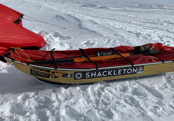 Shackleton Pulk And Skis