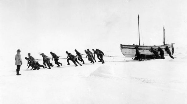 Who financed Shackleton’s expeditions?