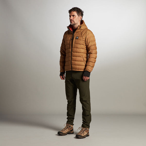 Rothera Hooded Down Jacket - Bronze
