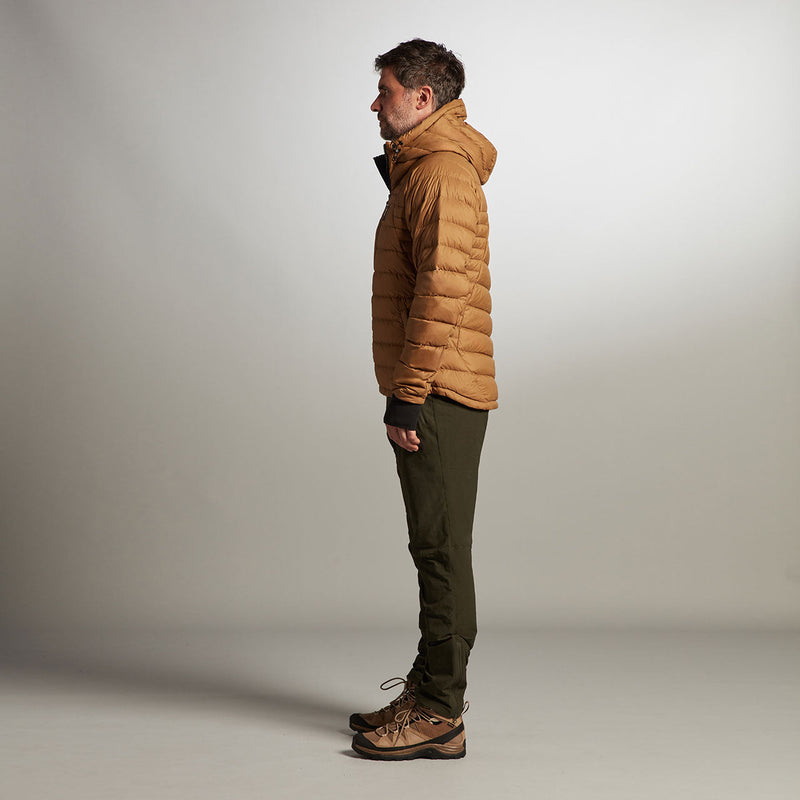 Rothera Hooded Down Jacket - Bronze