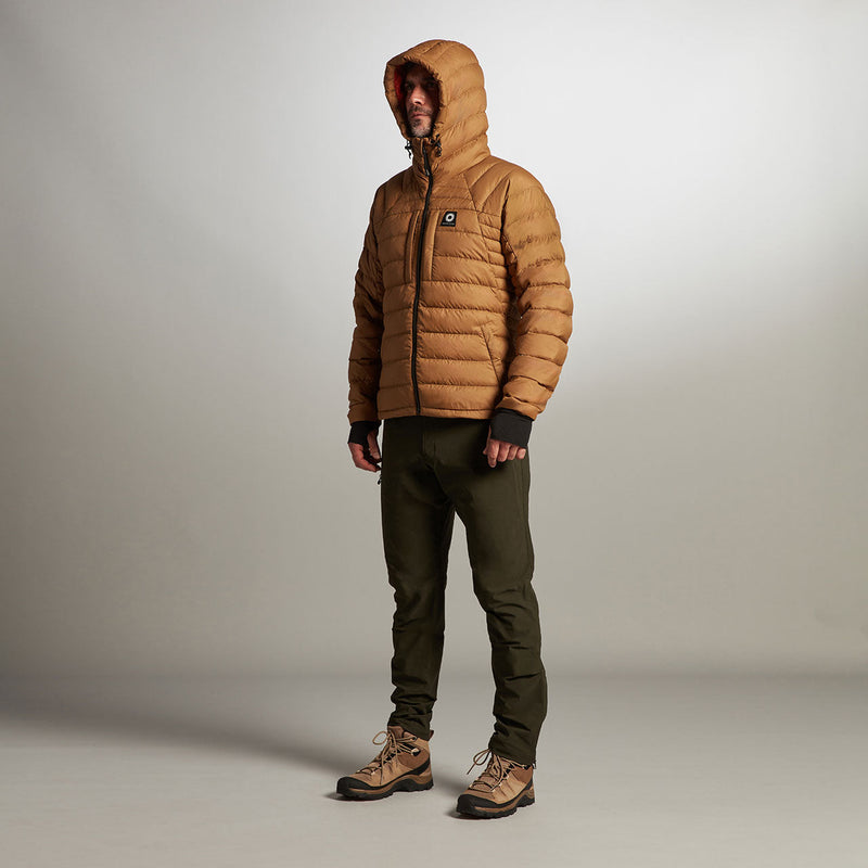 Rothera Hooded Down Jacket - Bronze