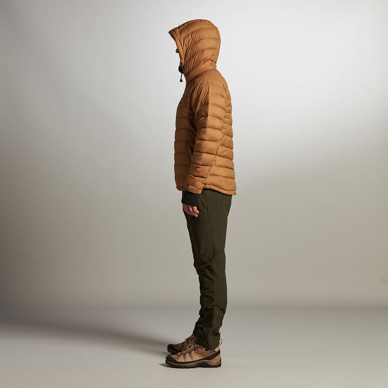 Rothera Hooded Down Jacket - Bronze