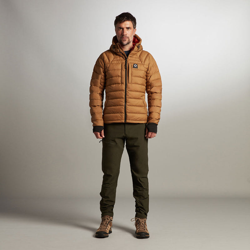 Rothera Hooded Down Jacket - Bronze