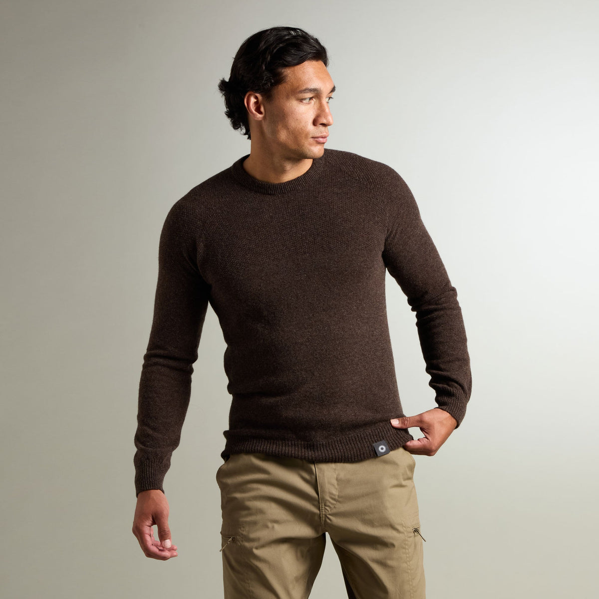 Dulwich Lambswool Crew Neck Sweater - 1