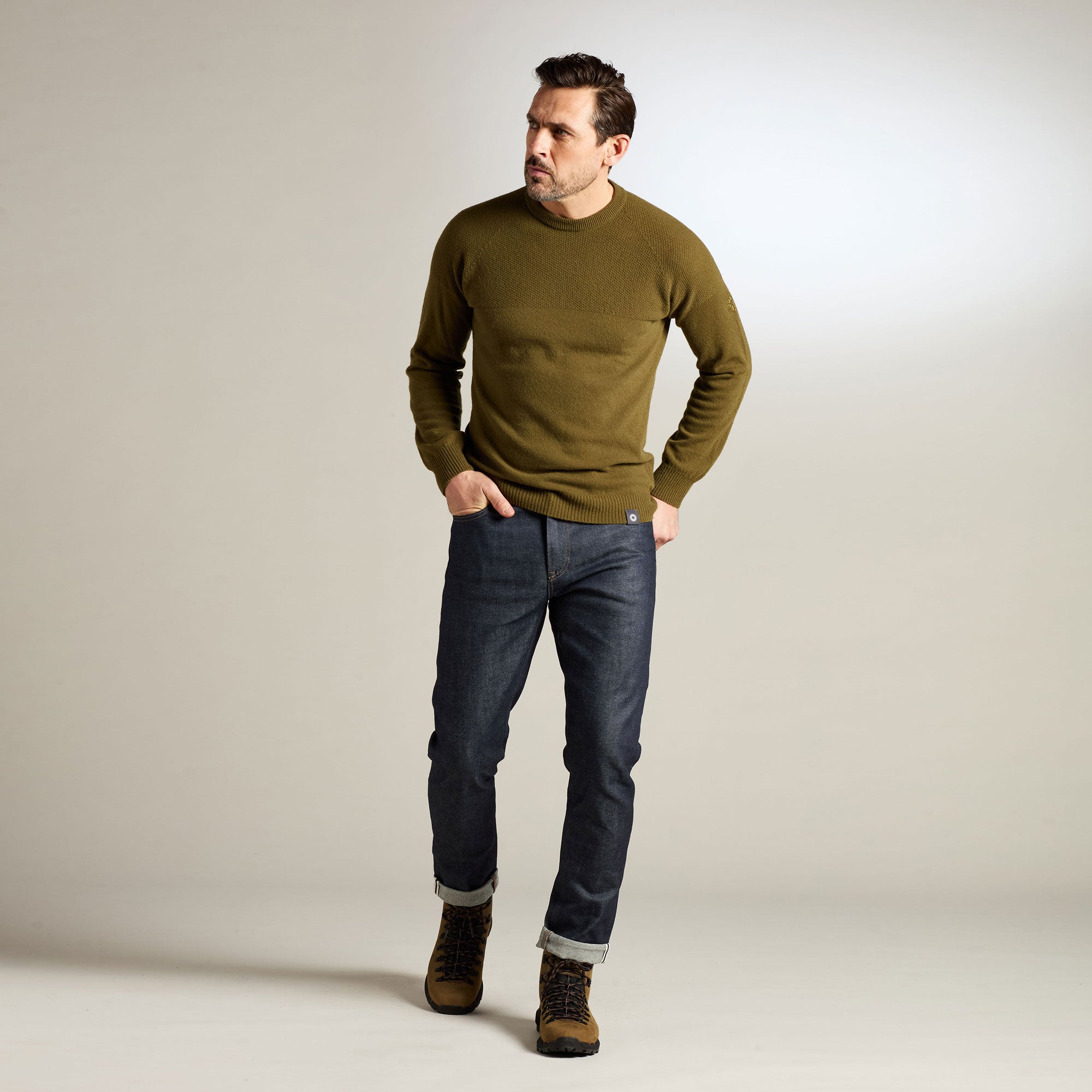 Dulwich Lambswool Crew Neck Sweater