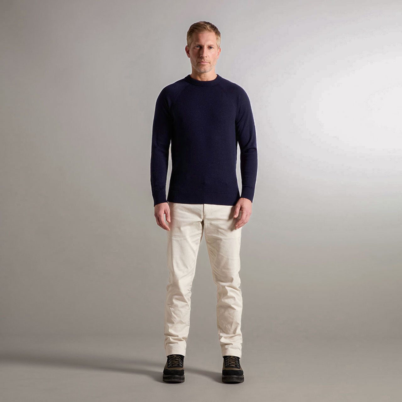 Hampton Merino Sweater | Crew Neck Knitwear | Shackleton