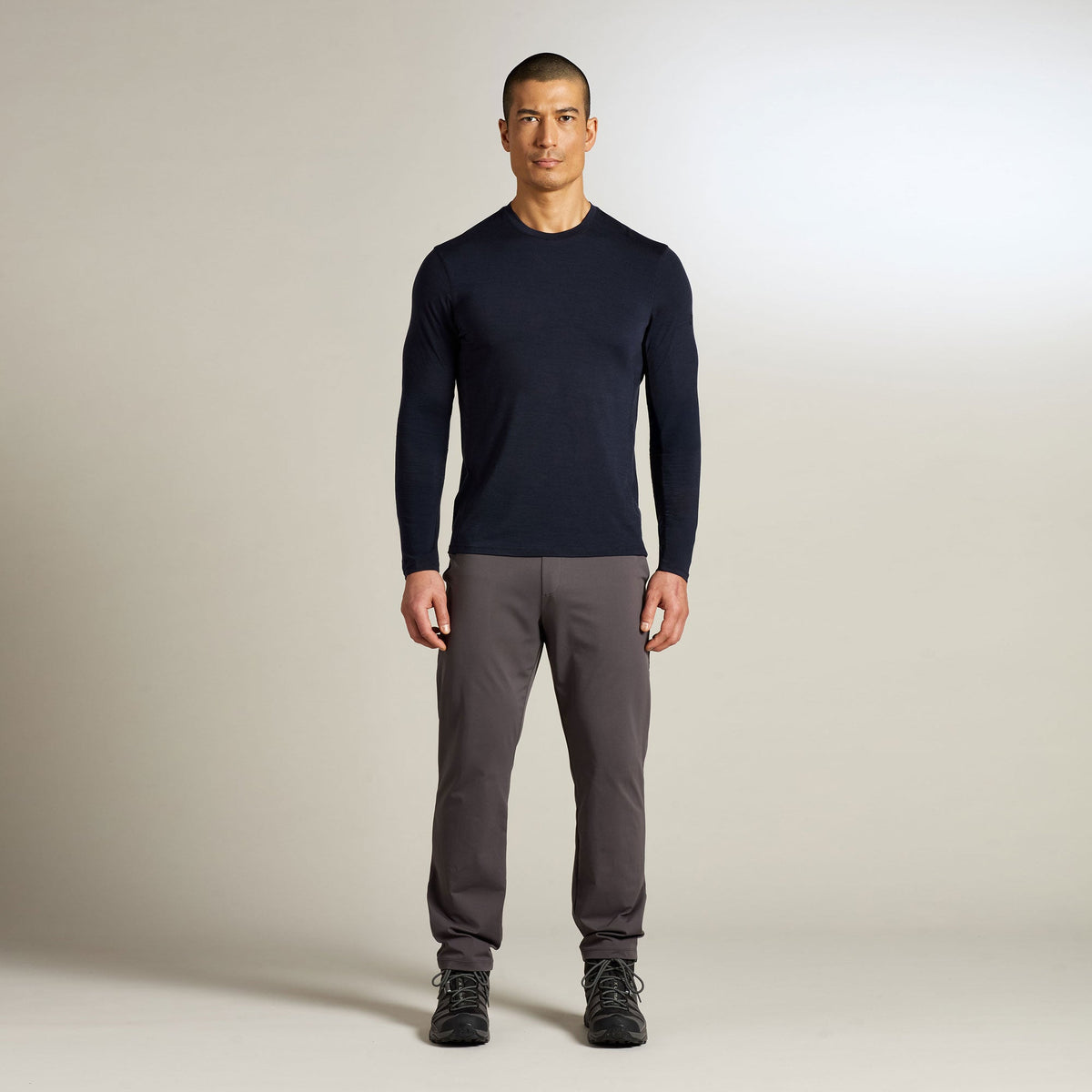 Lister Merino Long Sleeve T-shirt Men - 1