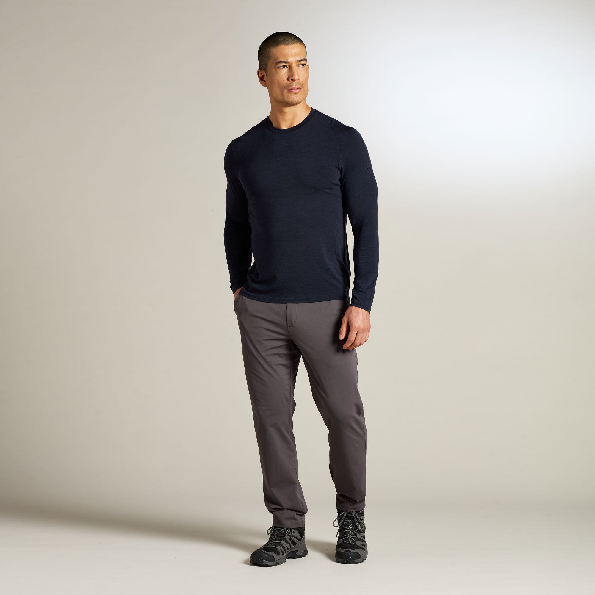 Lister Merino Long Sleeve T-shirt Men