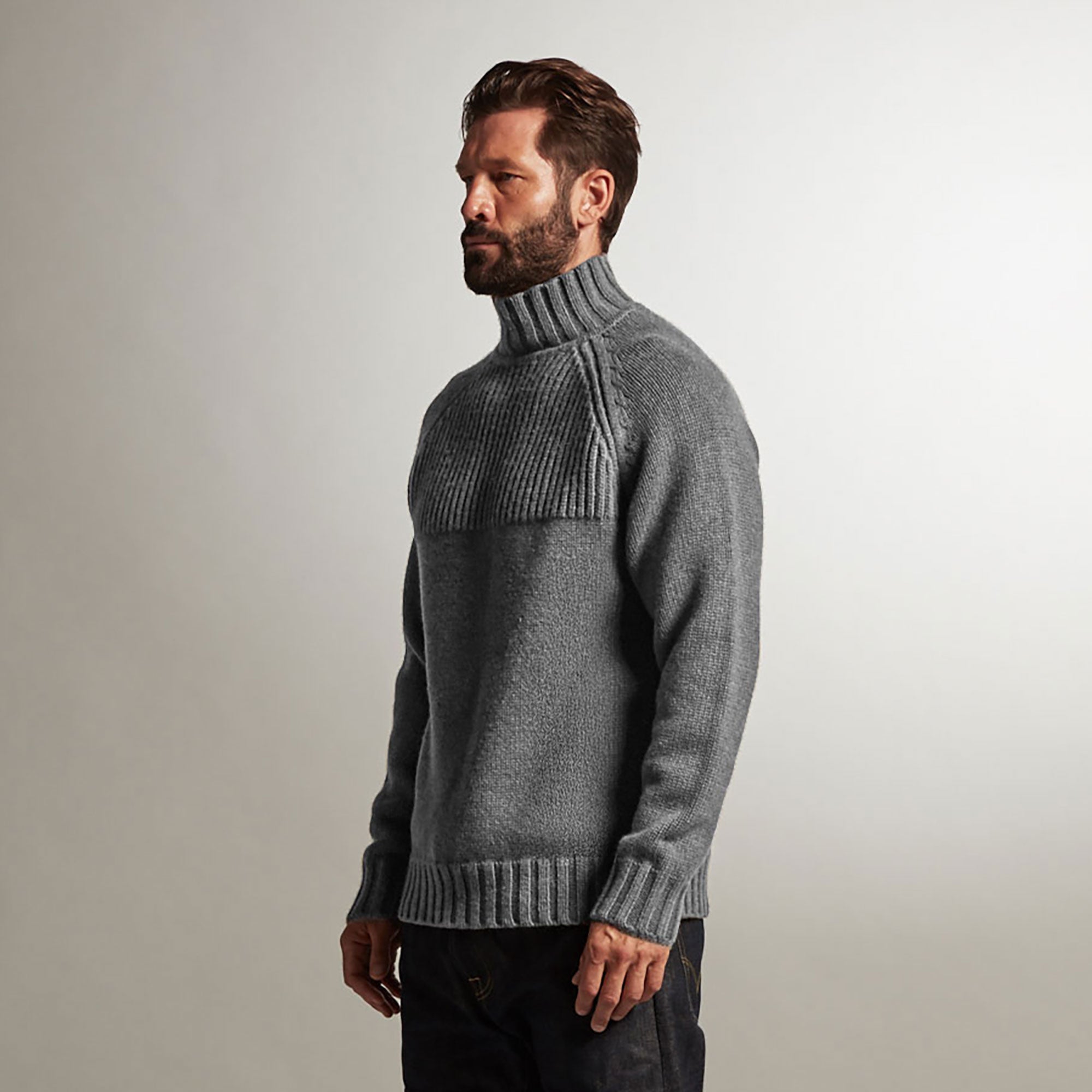 Nimrod Funnel Neck Sweater