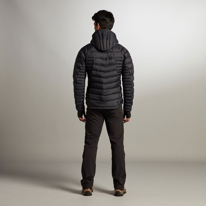 Rothera Hooded Down Jacket - Black