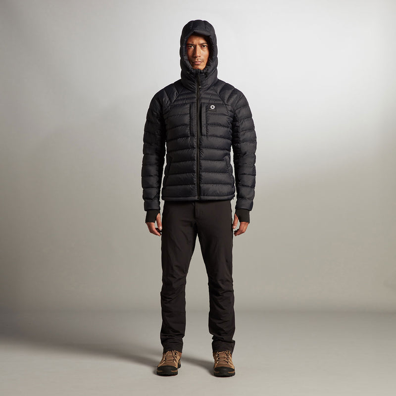 Rothera Hooded Down Jacket - Black