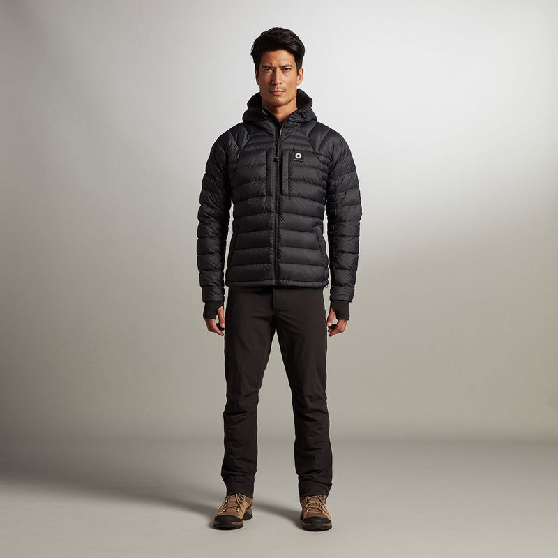 Rothera Hooded Down Jacket - Black