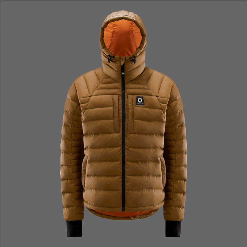 Rothera Hooded Down Jacket - Bronze