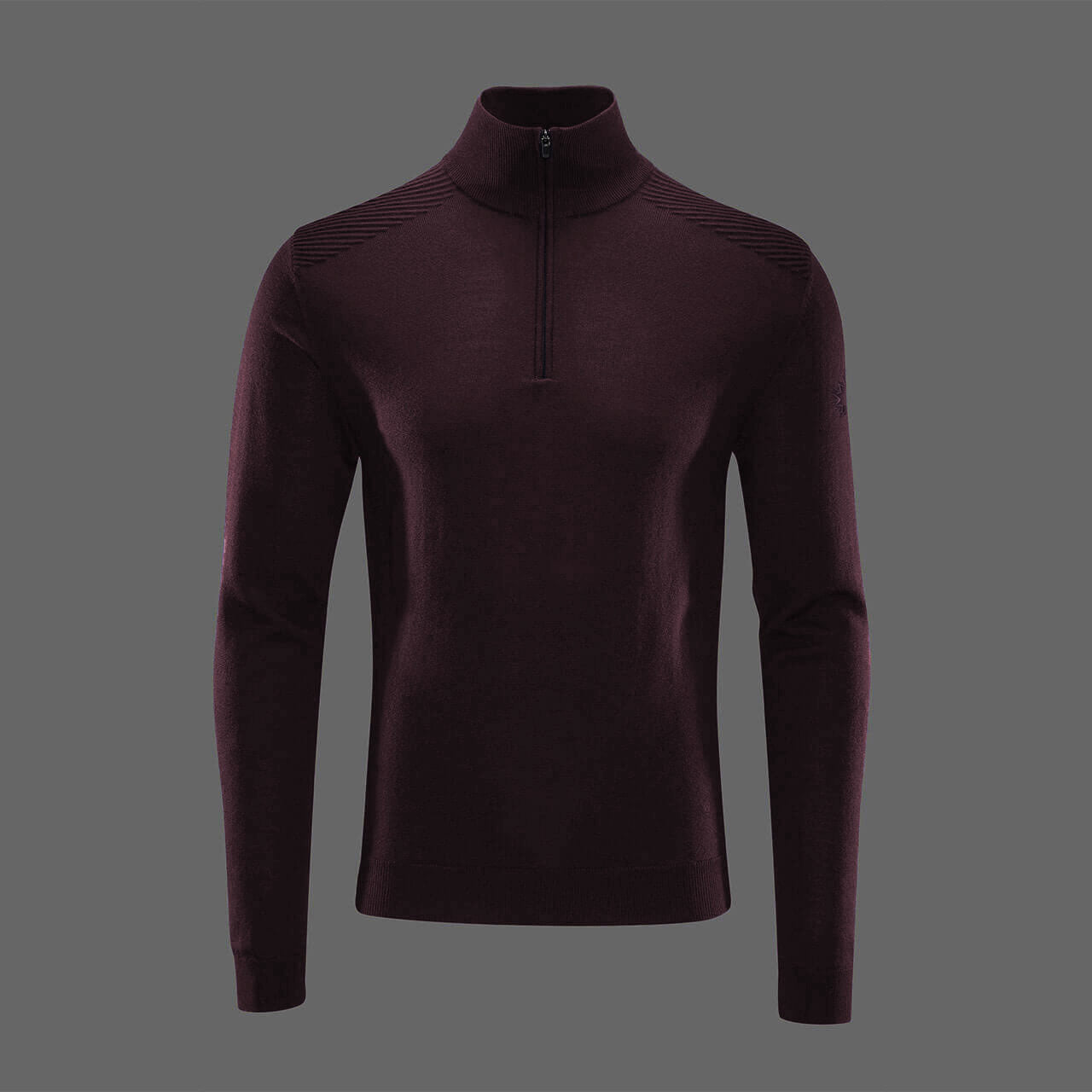 Norrona Canottiera a Maniche Lunghe Uomo - pureUll Zip Neck - Castor Norrona Canottiera a Maniche Lunghe Uomo - pureUll Zip Neck - Castor