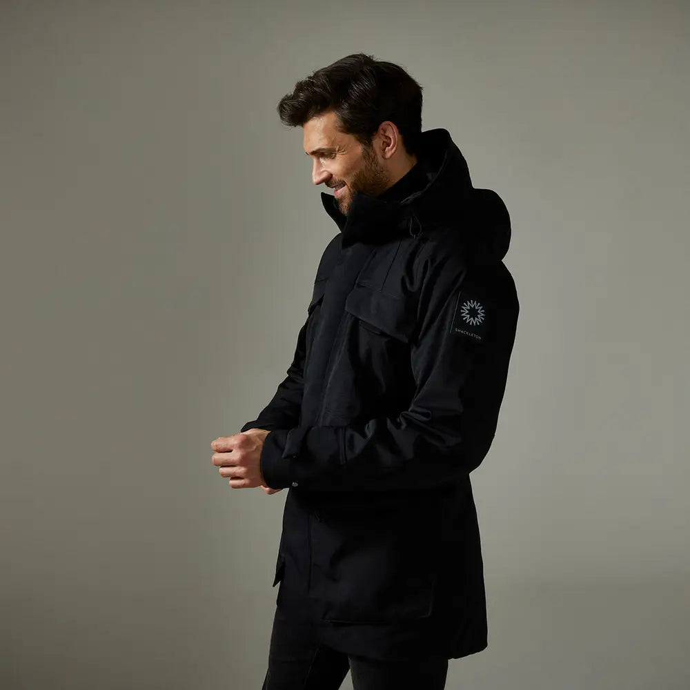 Black parka hotsell